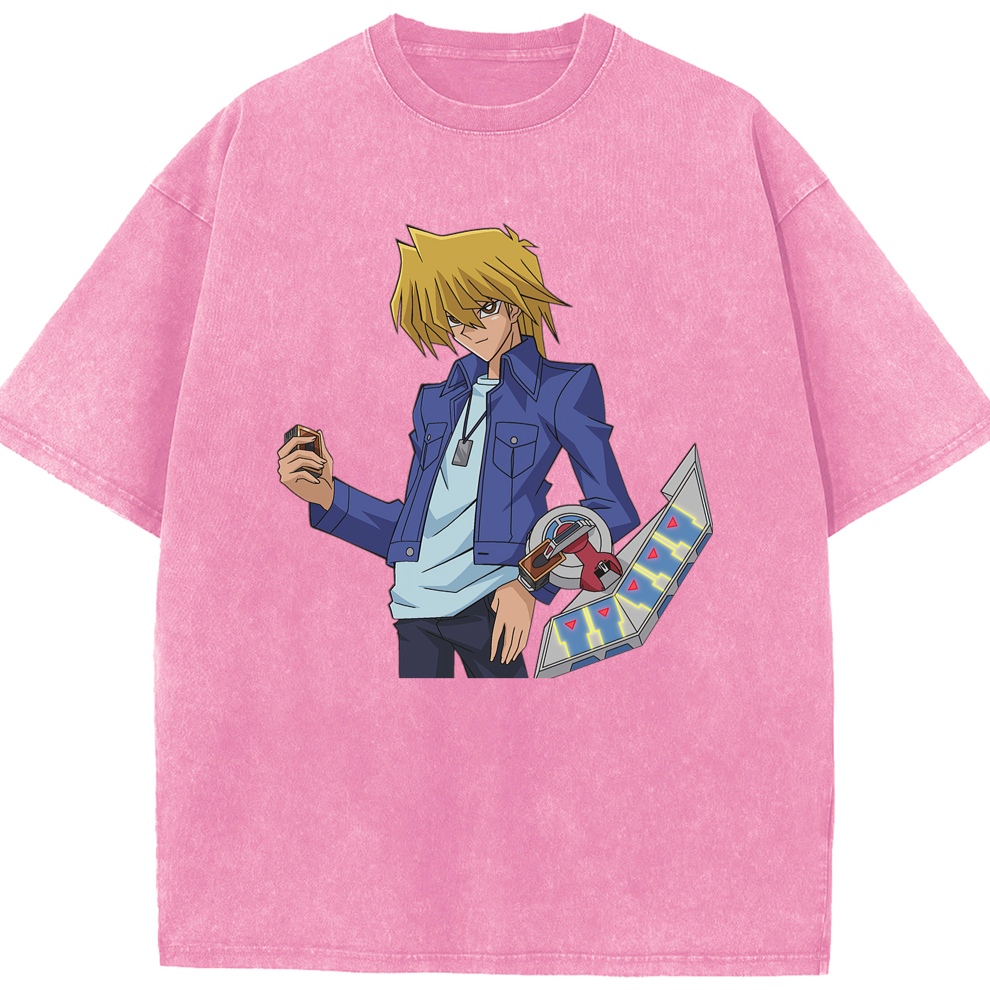 （画像用） 遊☆戯☆王 Yu-Gi-Oh! 綿100% ヴィンテージ風 半袖Tシャツ（フロントプリント）